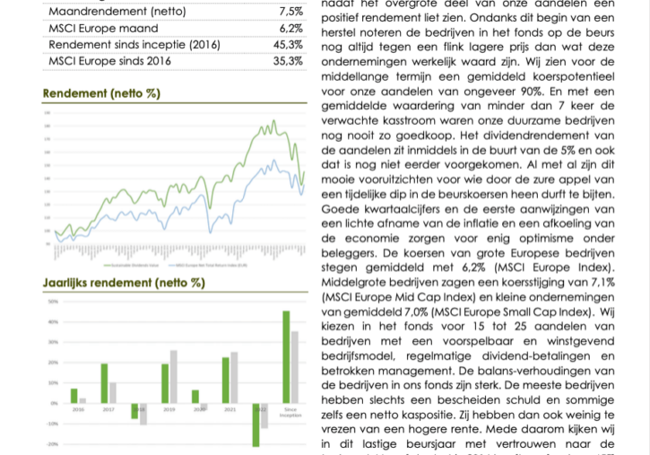 Sustainable-Dividends-Value-Fund-Maandbericht-Oktober-2022